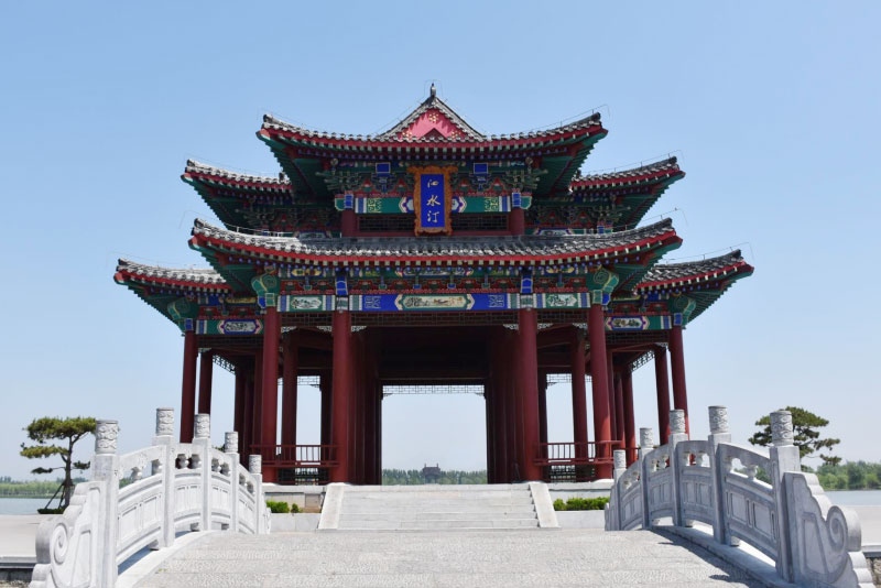 泗水縣泗河景觀(guān)南岸古建工程
